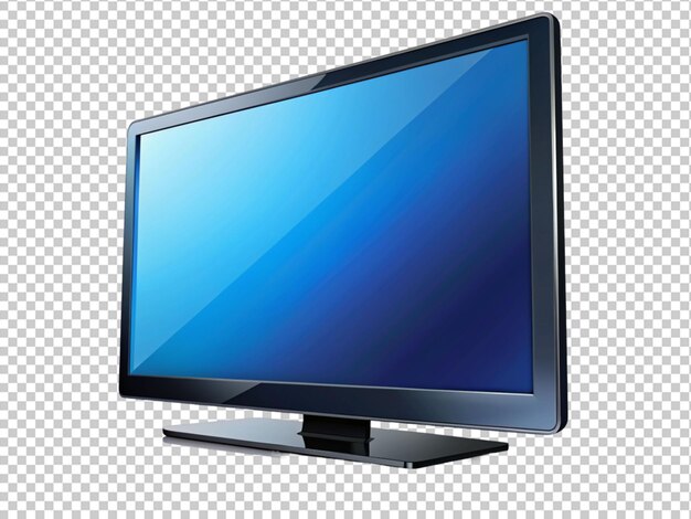 PSD 現代のテレビと空の画面