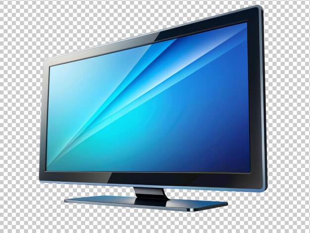 PSD modern tv with blank screen