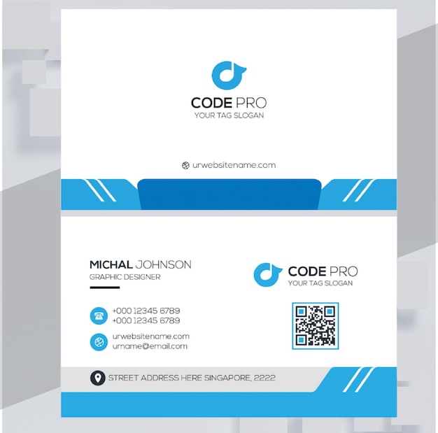 modern unique business card design