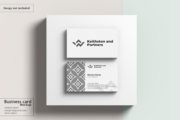 PSD modern visitekaartje mockup