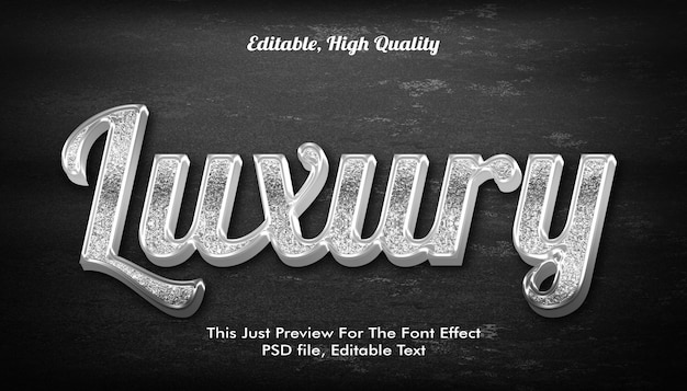 Modern vormgegeven 3D trendy, lettertype-effect mockup