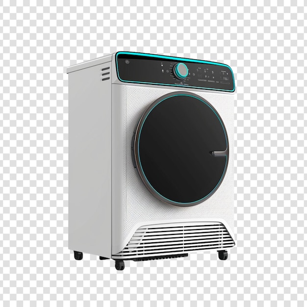 PSD modern washing machine on a transparent background