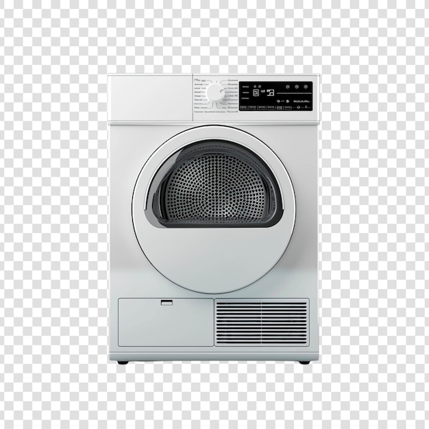 Modern washing machine on a transparent background