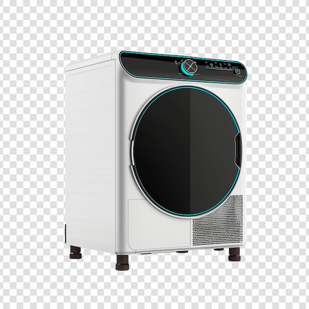 PSD modern washing machine on a transparent background