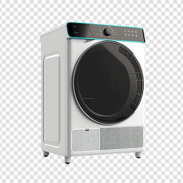 Modern washing machine on a transparent background