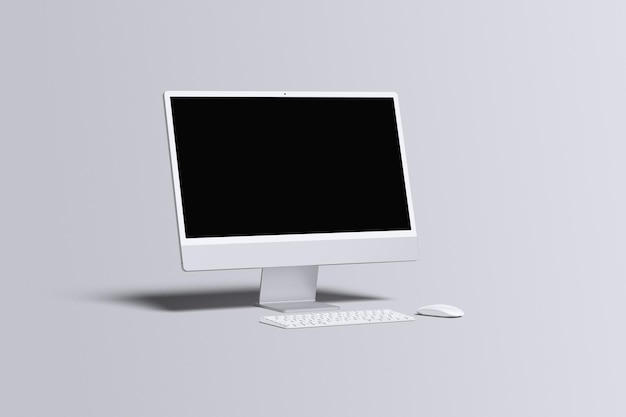 Modern White All-in-One Desktop Computer