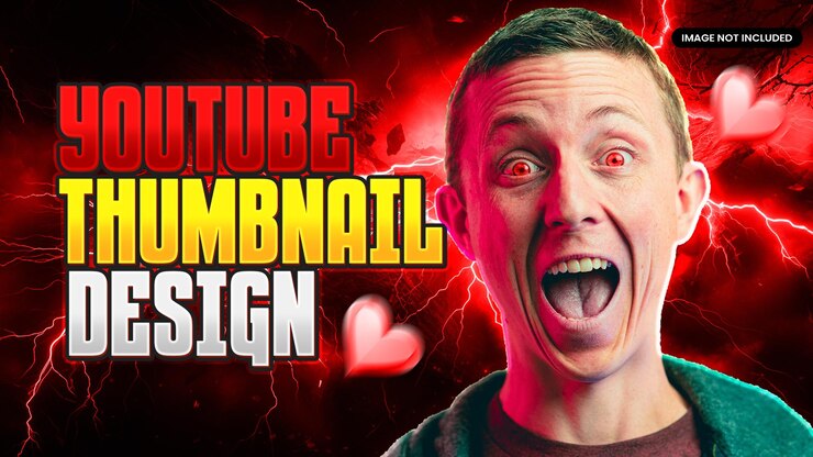 PSD modern youtube thumbnail design and web banner