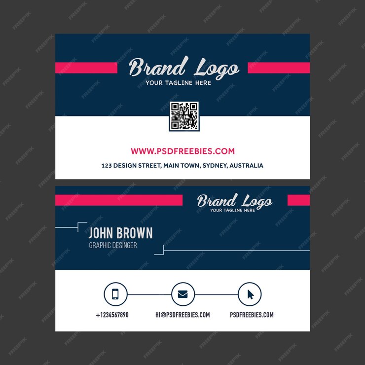  Modern business card design template free psd