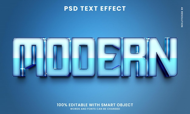 Moderne 3D-teksteffektmal
