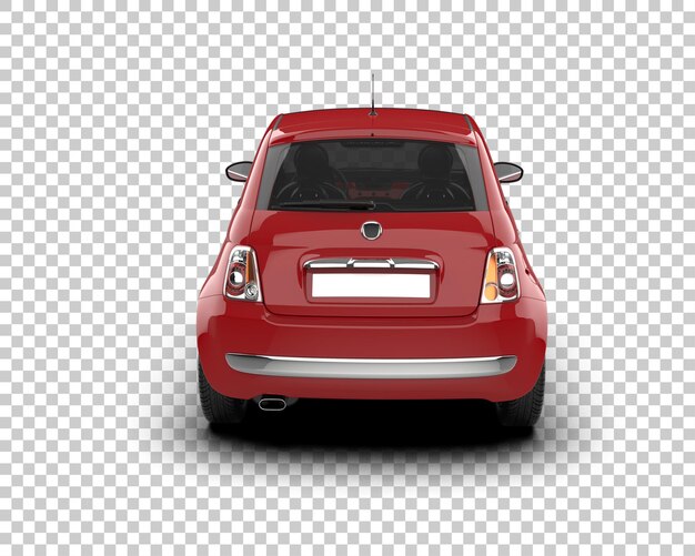 PSD moderne auto geïsoleerd op de achtergrond 3d rendering illustratie