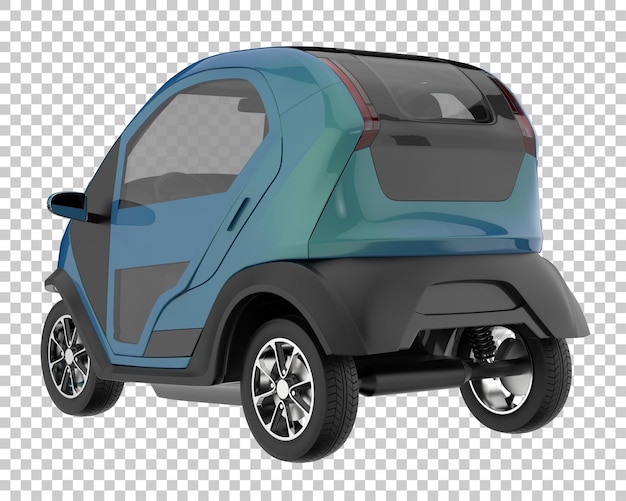 PSD moderne auto op transparante achtergrond. 3d-rendering - illustratie
