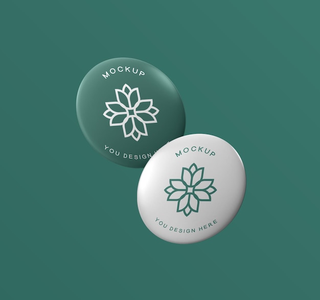 PSD moderne badge-mockup