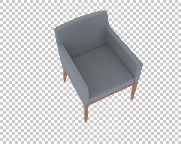 Moderne grijze bekleed fauteuil