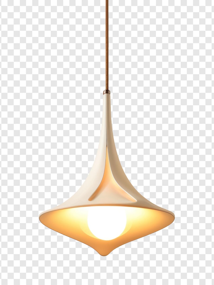 PSD moderne hanglamp geïsoleerd op doorzichtigheid achtergrond psd