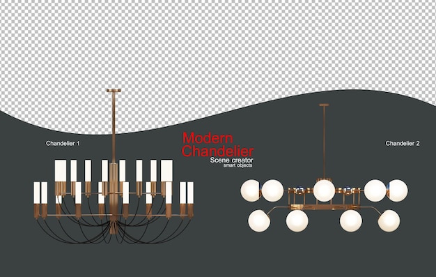 Moderne kroonluchters in vele stijlen