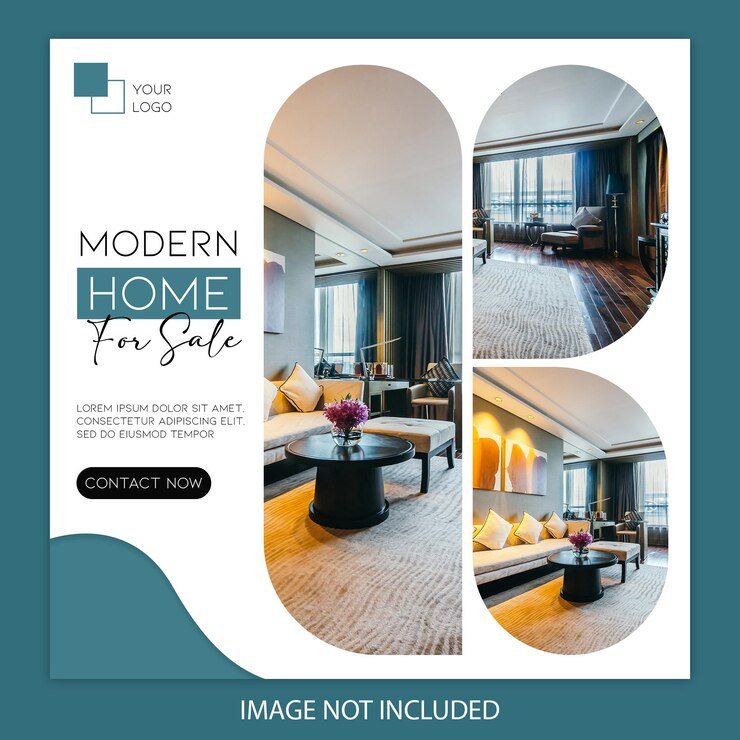 PSD moderne meubels instagram-postset psd