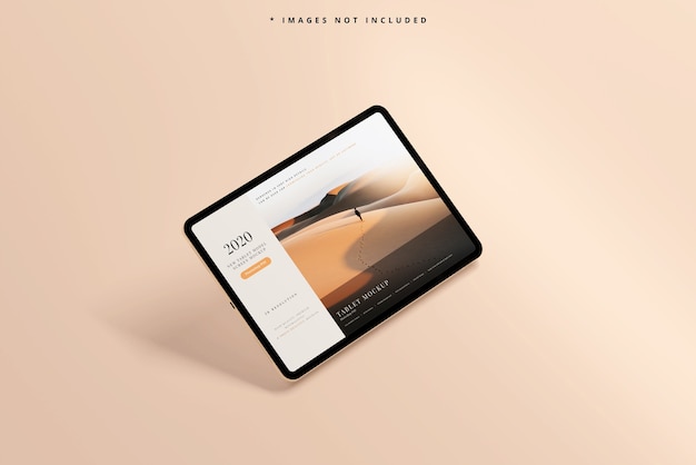 Moderne tablet scherm mockup