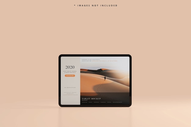Moderne tablet scherm mockup