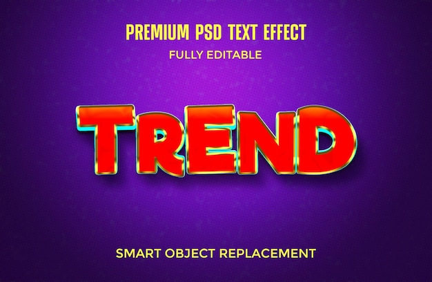 Moderne Trendy elegante teksteffectstijl