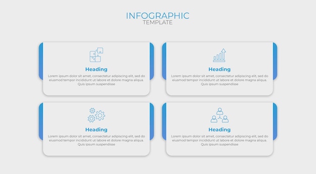 Moderni infografiikan mallipohja