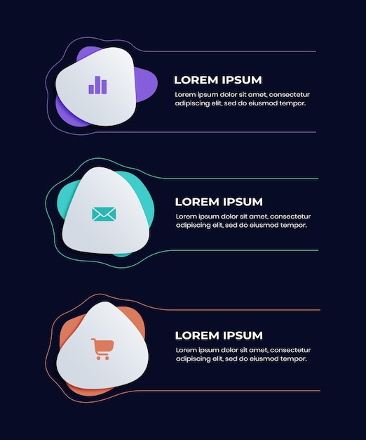 Modernit infografiset elementit