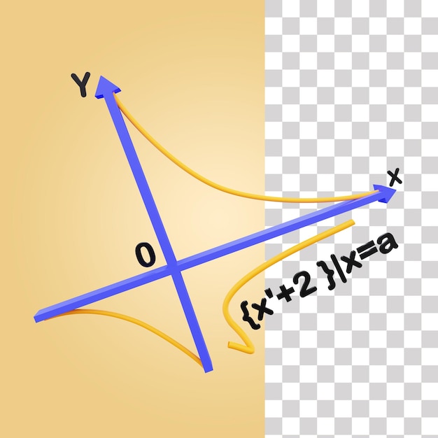 PSD modulus graph 3d icon