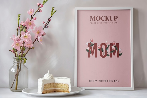 Moederdag mockup ontwerp