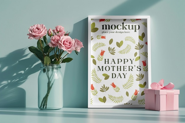 Moederdag mockup ontwerp