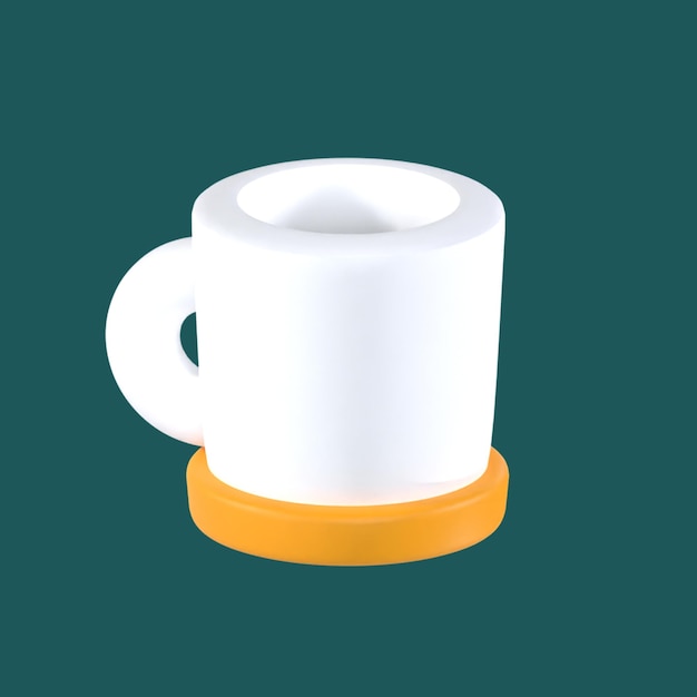 Mok 3D illustratie