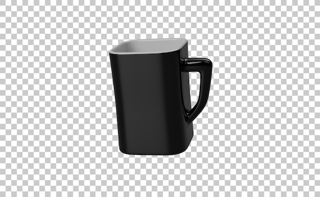 PSD mokken koffie mockup 3d render en grafisch ontwerppng-bestand