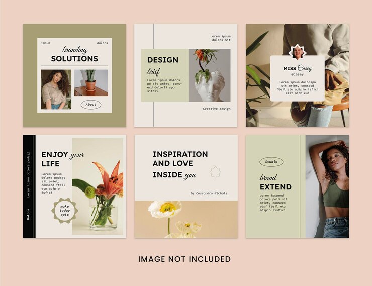 Mona instagram post template vol2