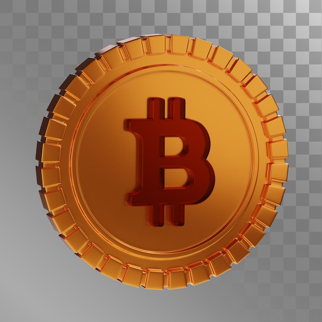 Moneta Bitcoin 3d