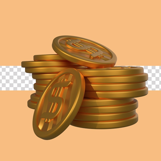 PSD monety 3d dolar