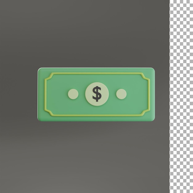 Money 3d icon