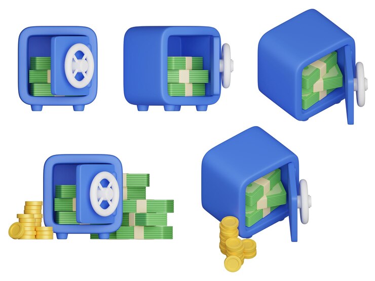 PSD 安全な 3d グラフィックの通貨