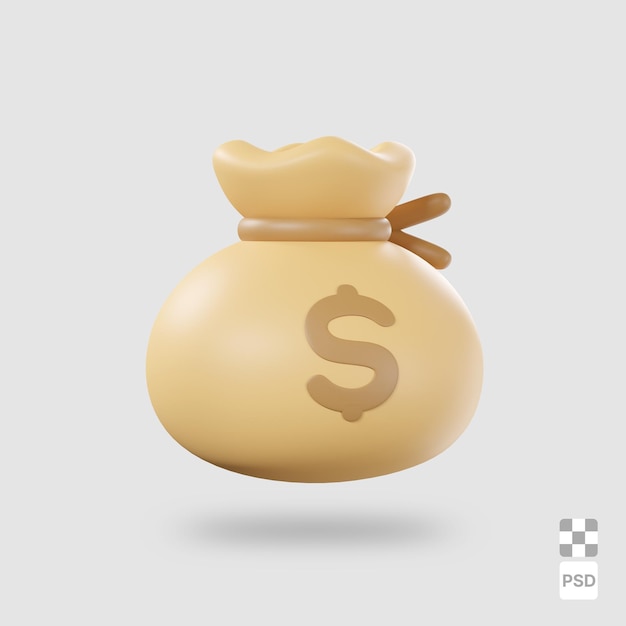 Money pocket 3d image