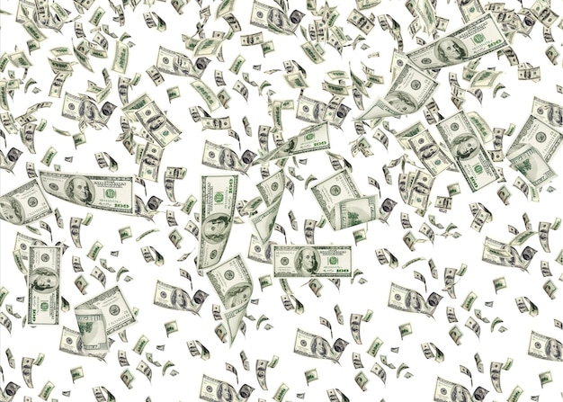 PSD money rain background