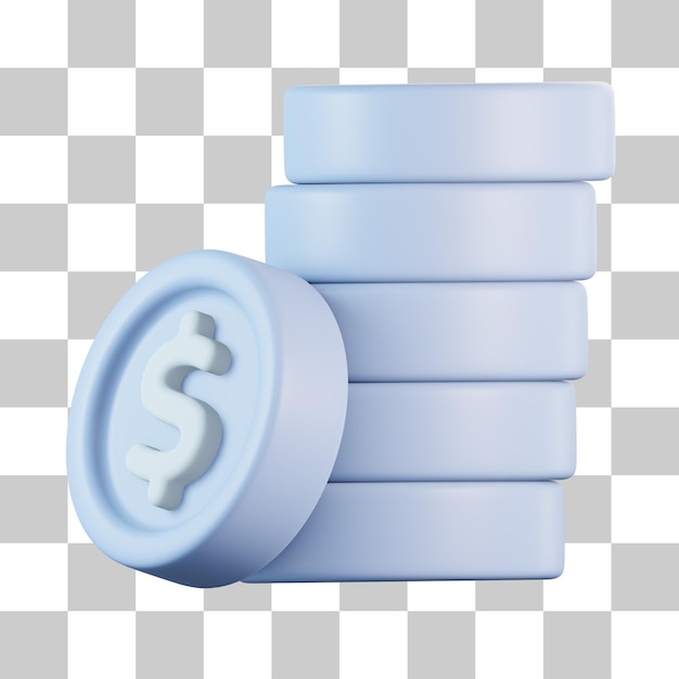 Money saving 3d icon