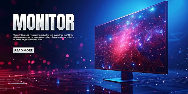 PSD monitor concept background