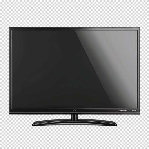 PSD monitor isolated on transparent background