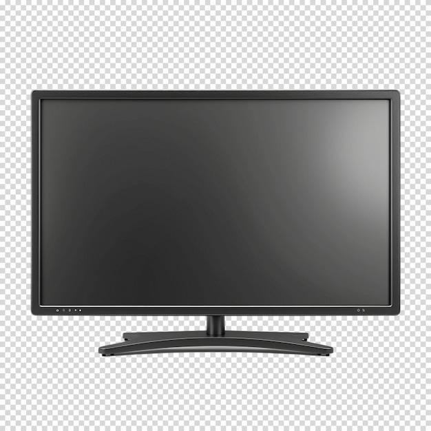 Monitor isolated on transparent background