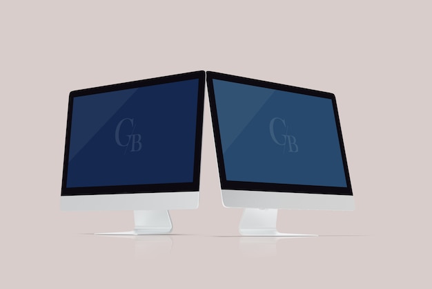 PSD monitor mockup