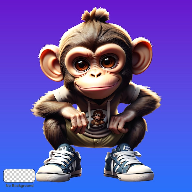 PSD monkey hip hop