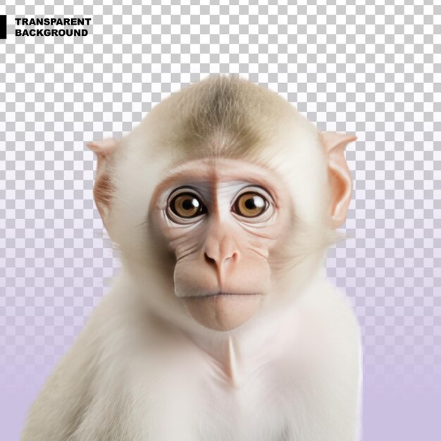 PSD monkey on transparent background