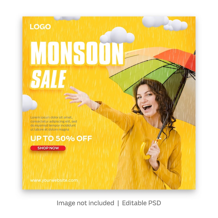 Monsoon Sale Template