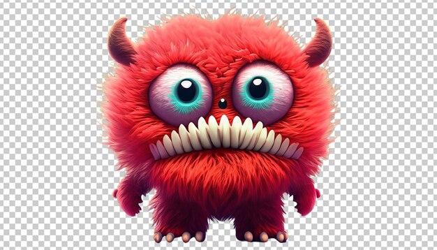 PSD monster cartoon