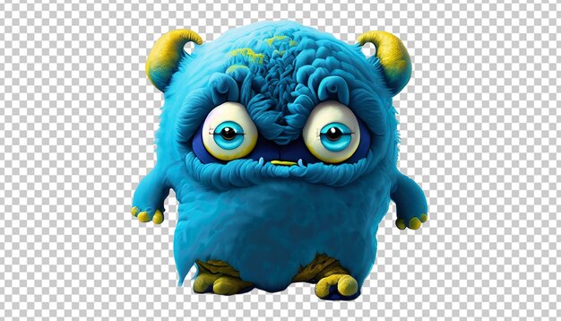 PSD monster cartoon