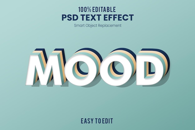 Mood3d teksteffect