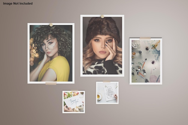 Дизайн макета Moodboard изолирован