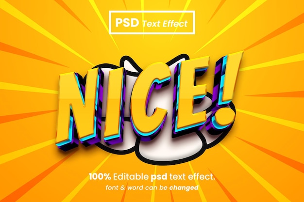 PSD mooi 3d bewerkbaar psd-teksteffect